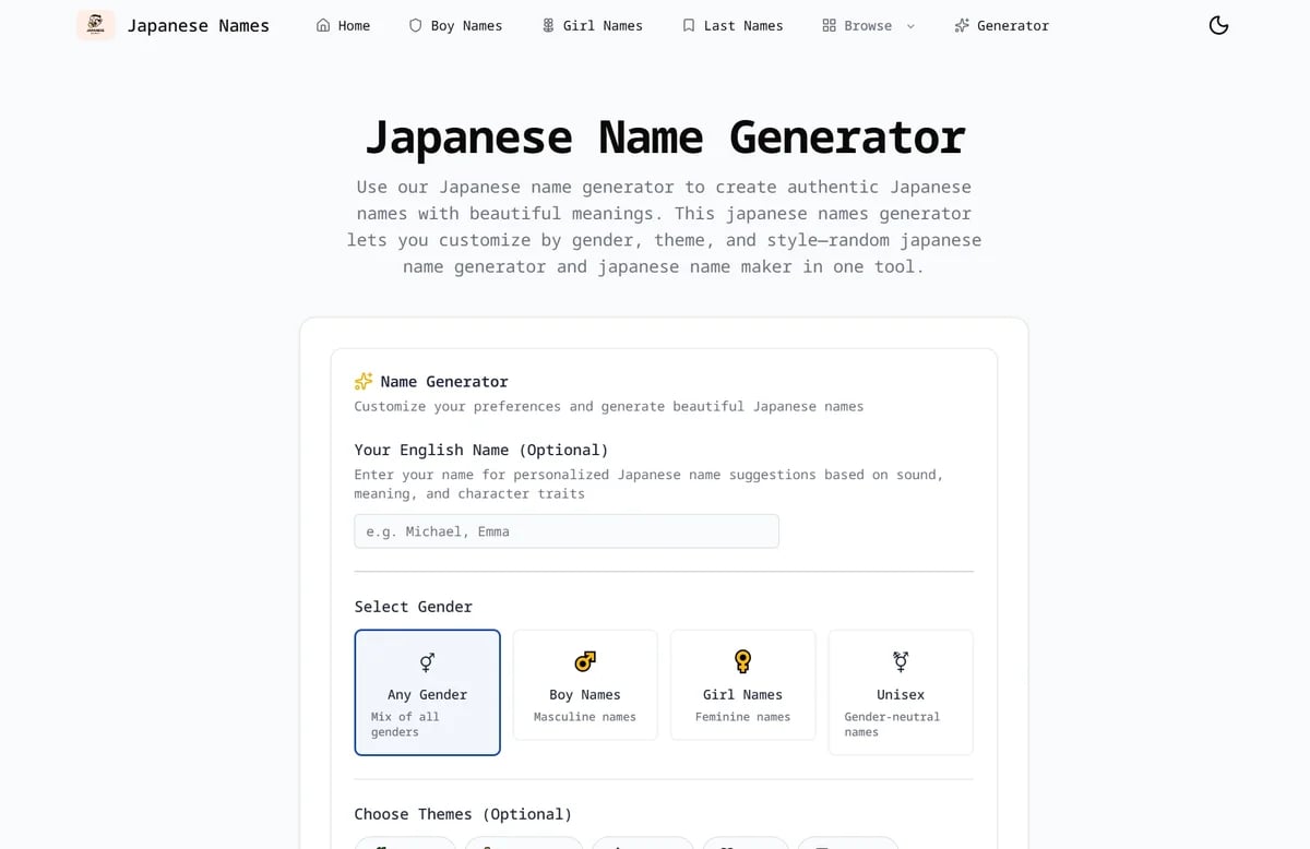 Japanese Names