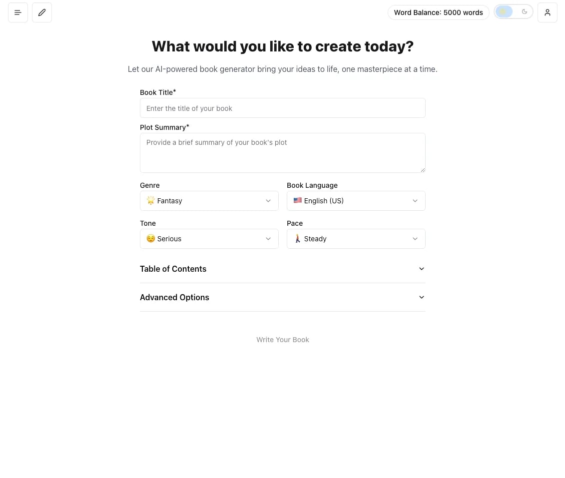 AI Book Generator