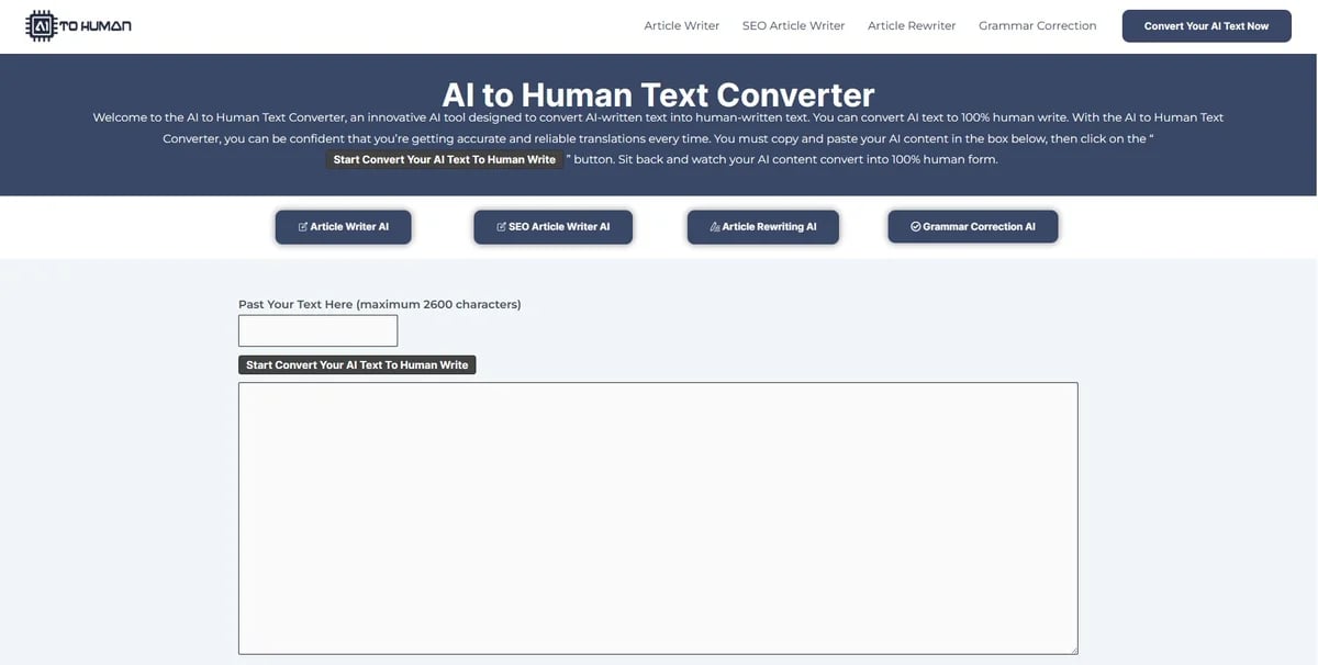 AI to Human Text Converter
