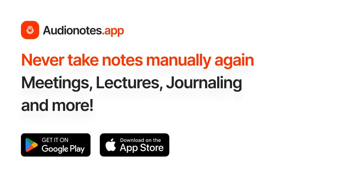 Audionotes Audionotes