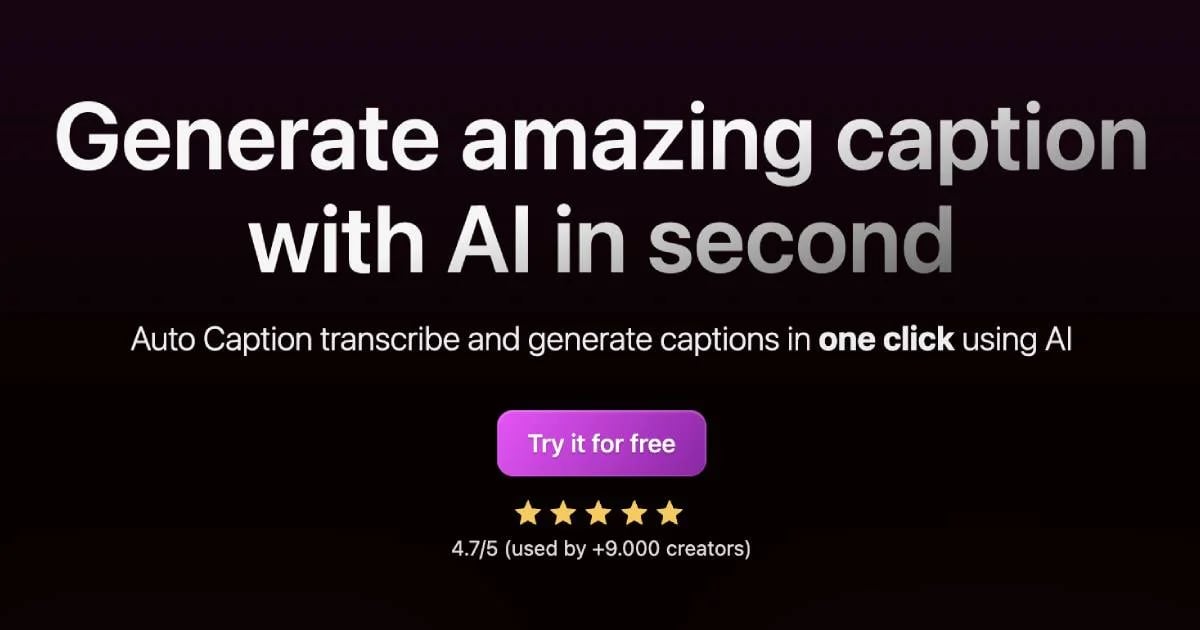 AutoCaption