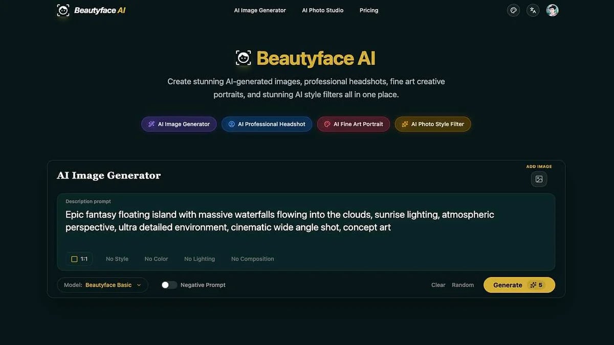Beautyface AI