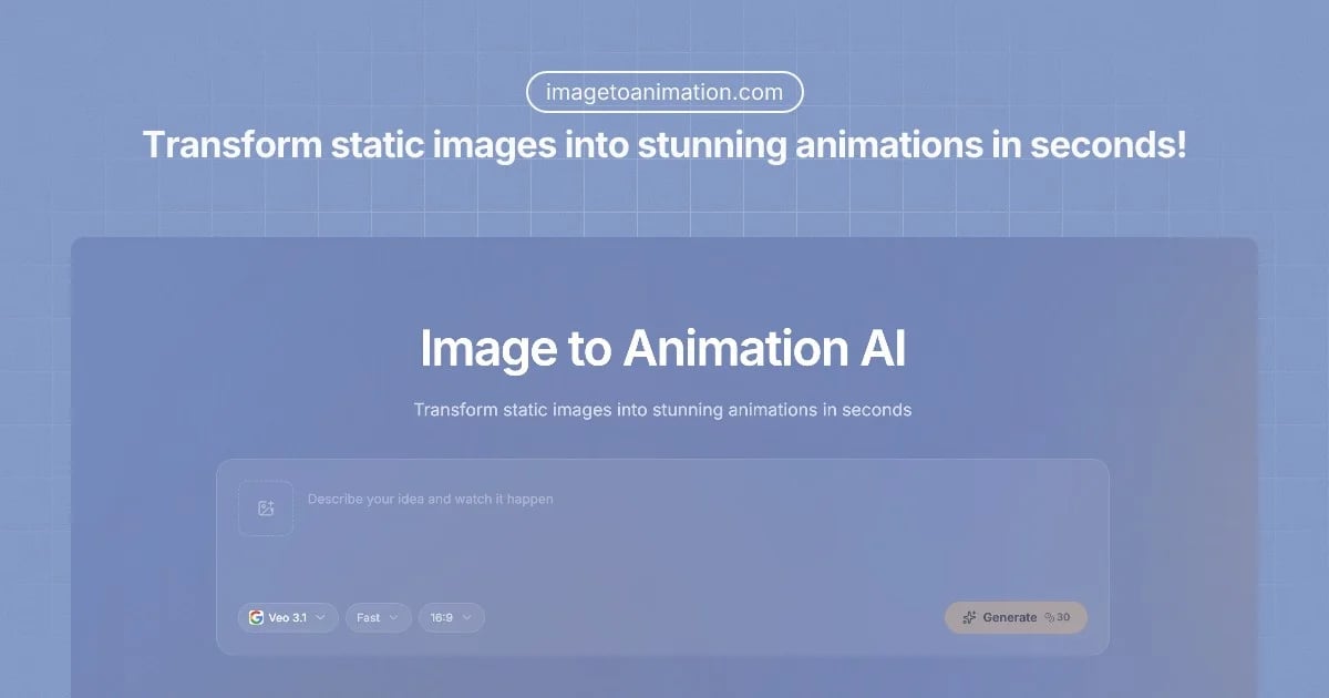 Image to Animation