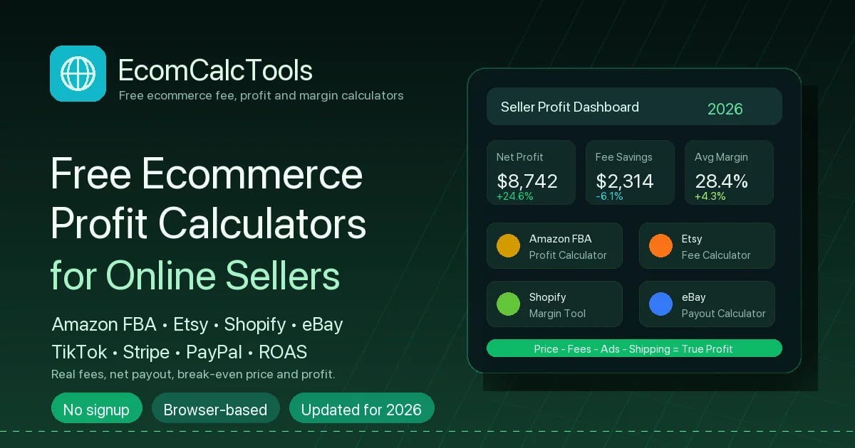 Ecom Calc Tools
