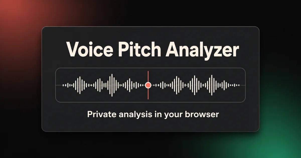 Voice Gender Analyzer