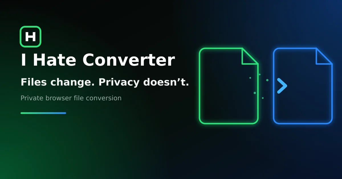 I Hate Converter