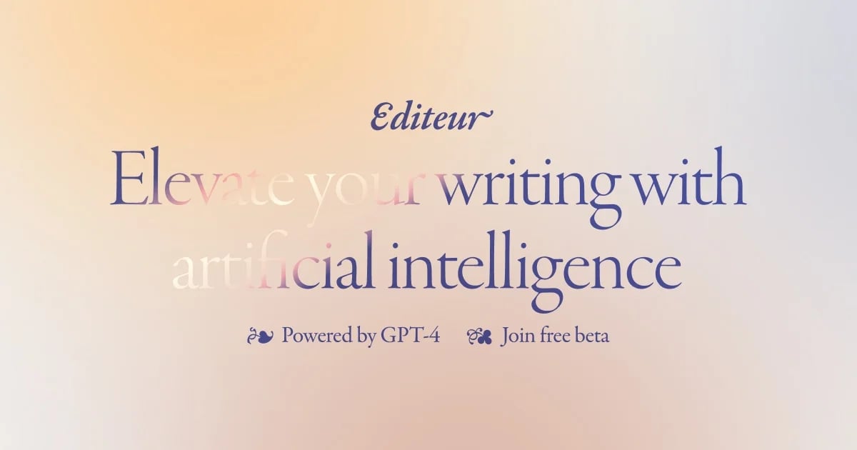 Editeur