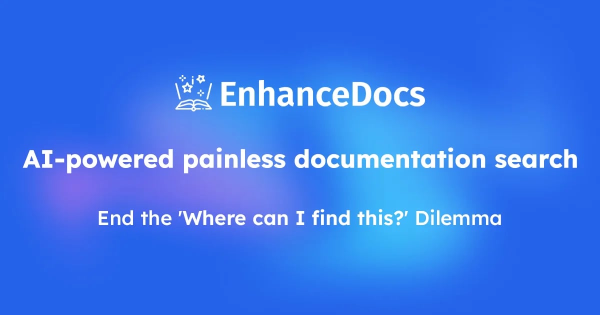 EnhanceDocs