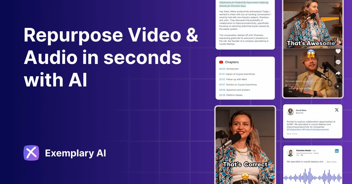 Exemplary AI