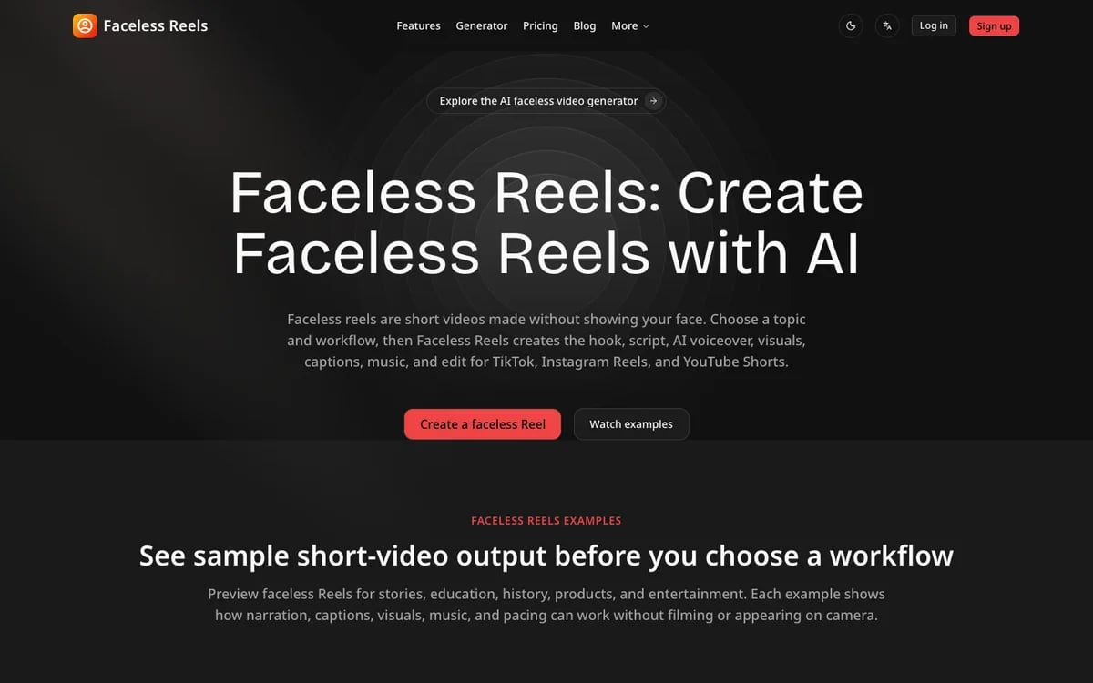 Faceless Reels