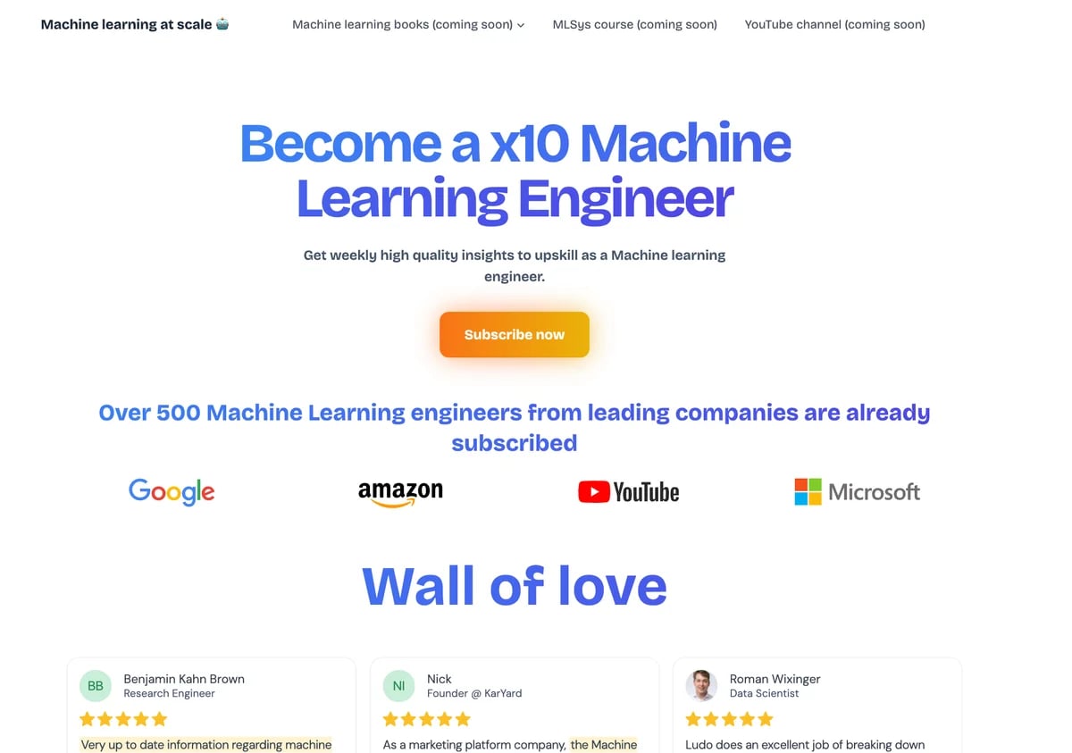 Machine Learning at Scale