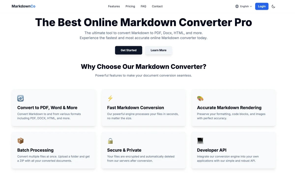 Markdown Converter Pro
