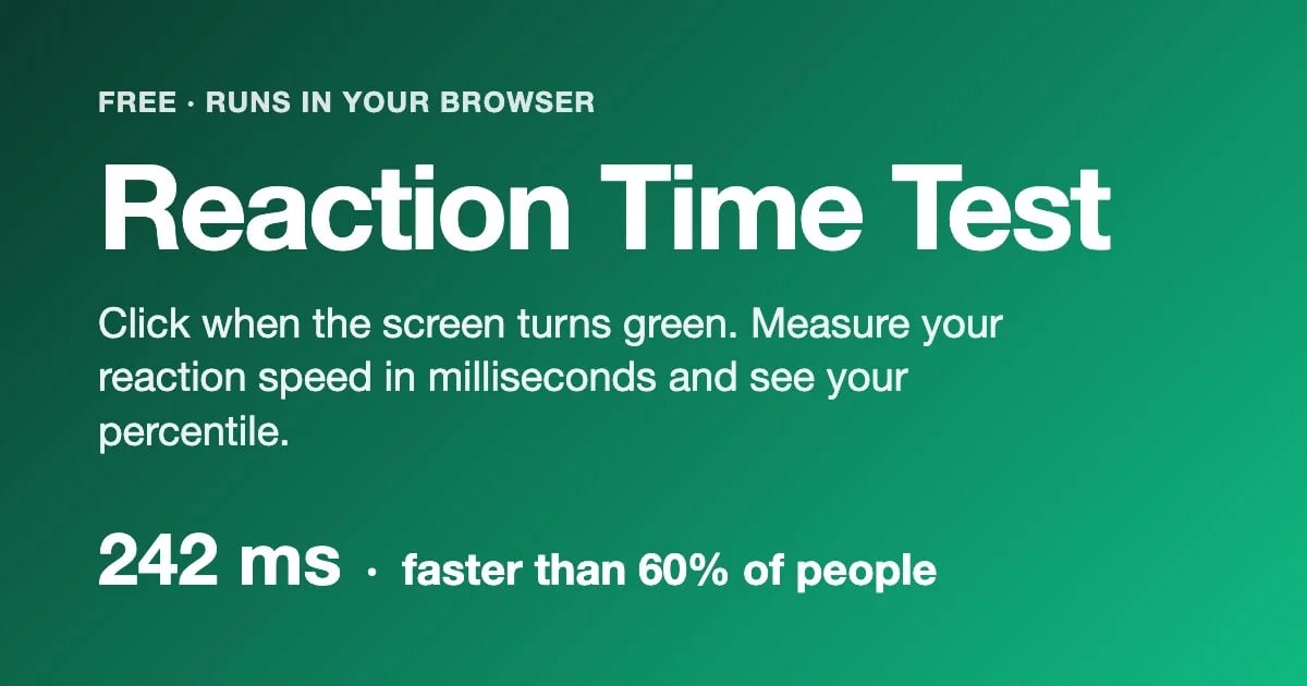 Reaction Time Test