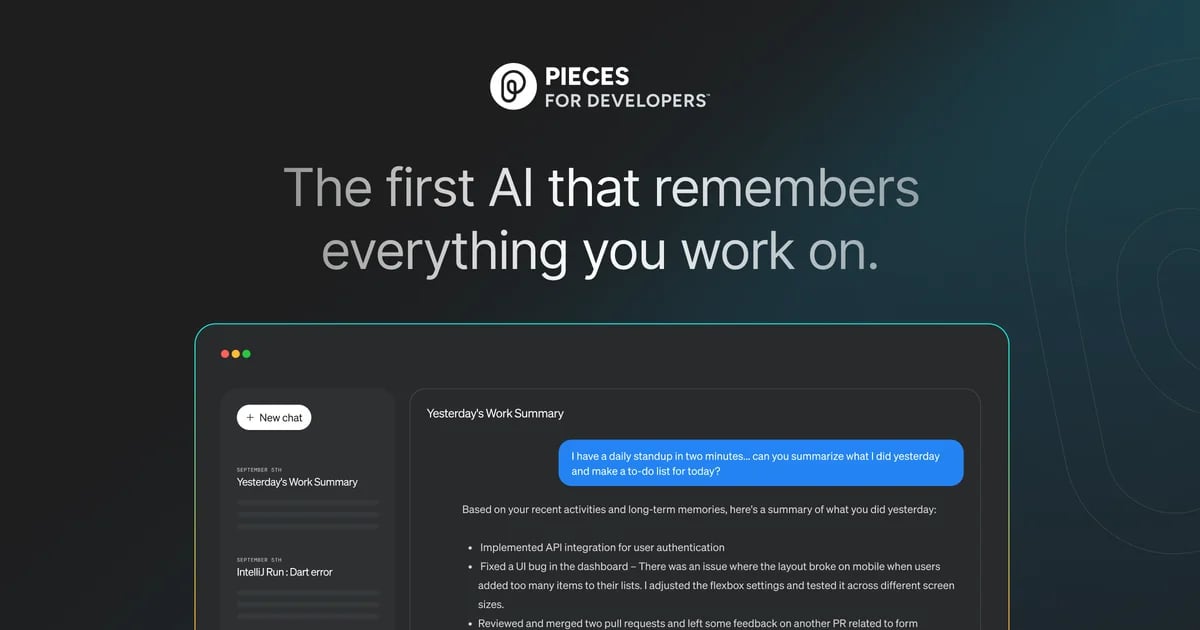 Pieces for Developers