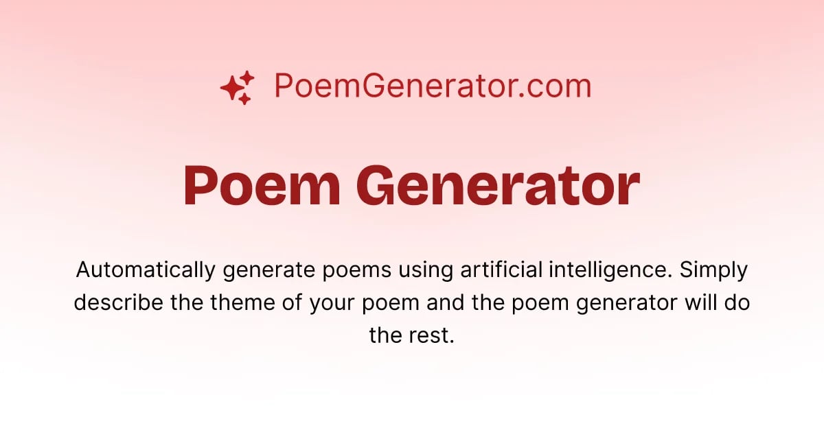 PoemGenerator.com