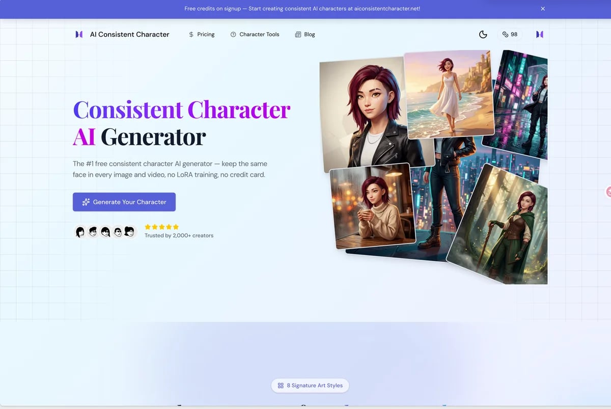 AI Consistent Character