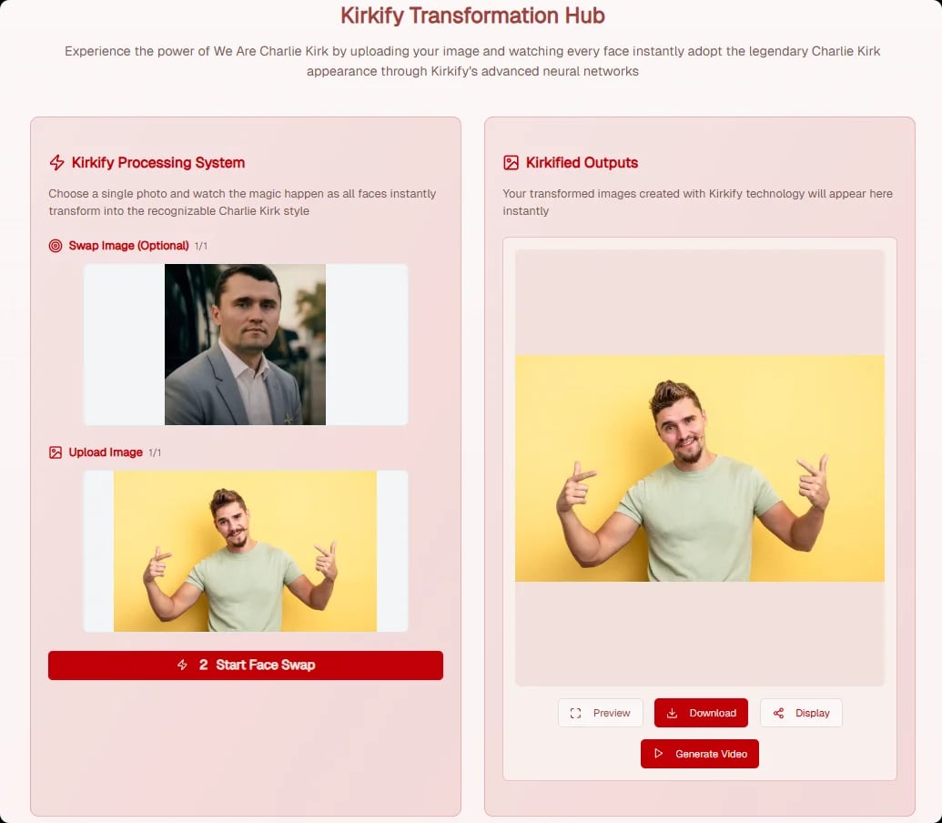 Charlie Kirk AI