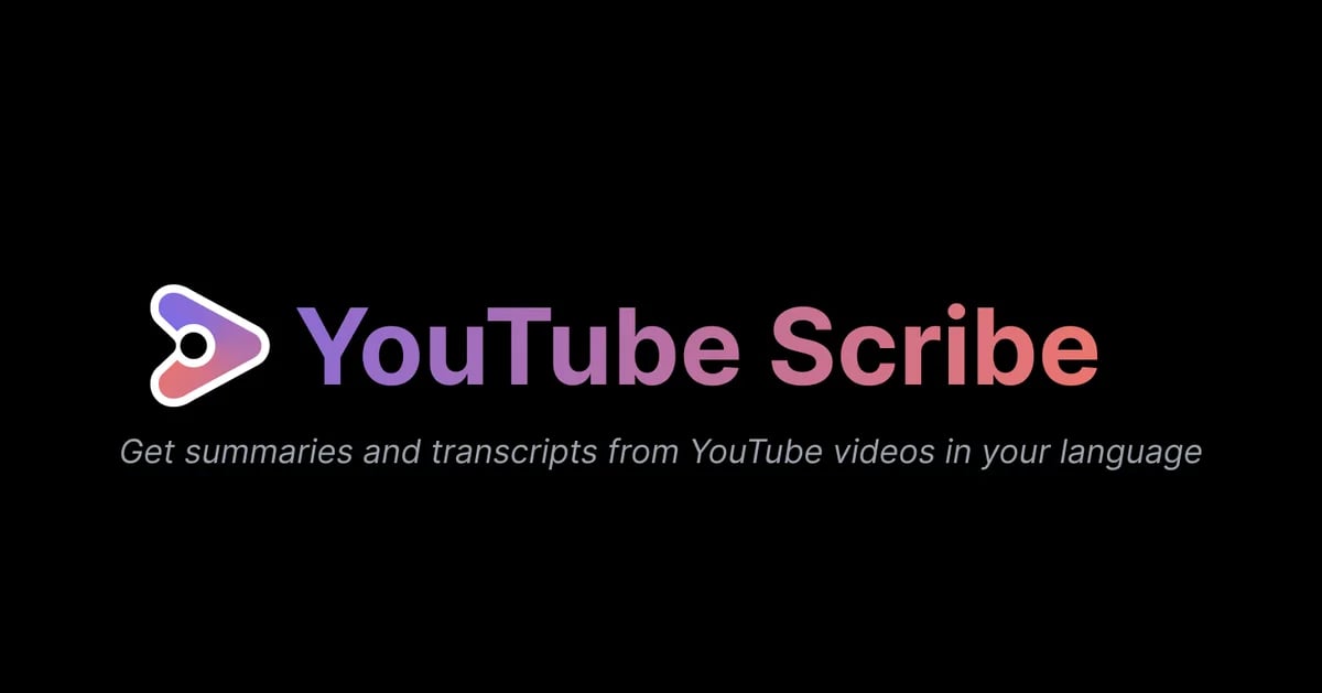 YouTube Scribe