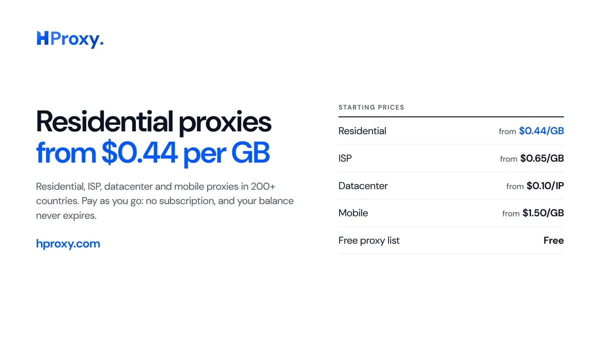 HProxy HProxy