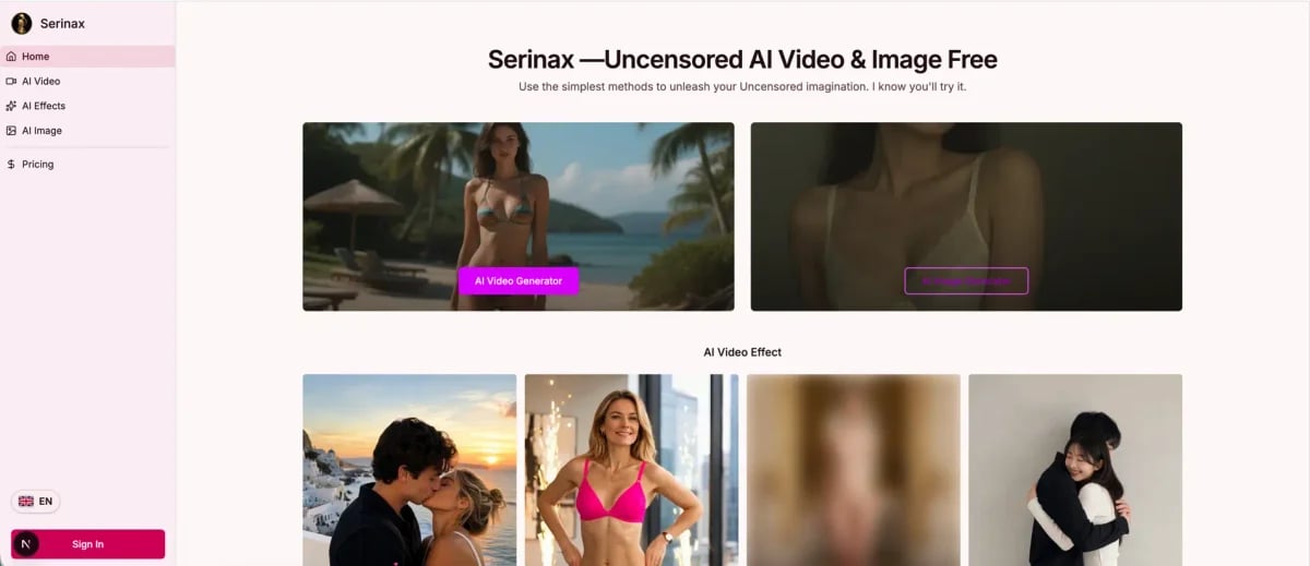 Serinax - AI Video Generator Serinax - AI Video Generator
