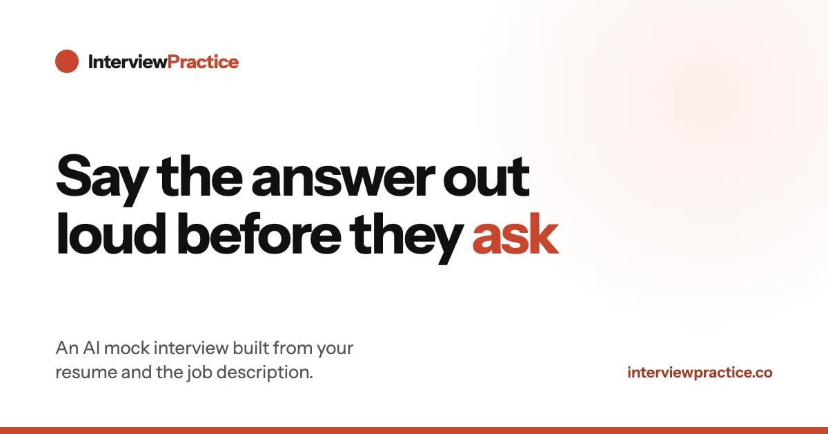 Interview Practice Interview Practice