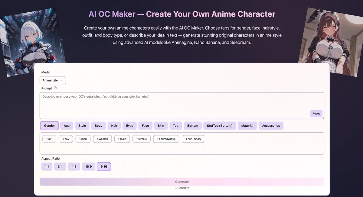 AI OC Maker AI OC Maker