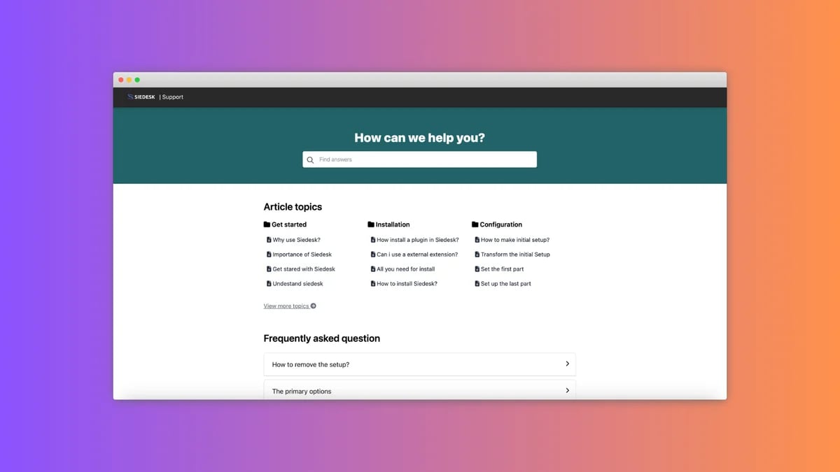 Siedesk Siedesk